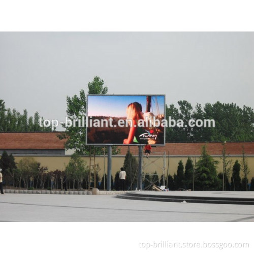 p6/p8/p10/p12/p16/p20 IP65 high bright outdoor led display sign waterproofed led videowall